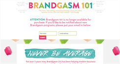 Desktop Screenshot of brandgasm101.com